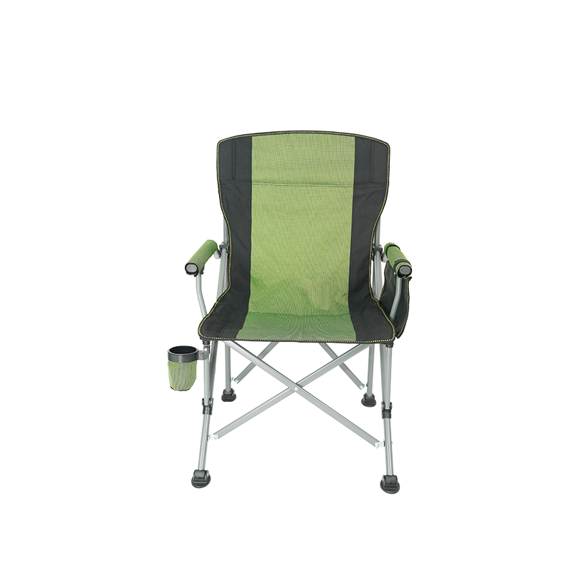 Outdoor recreational folding fishing chair